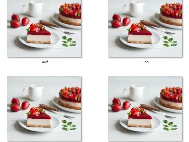 Image comparison to speed up your website