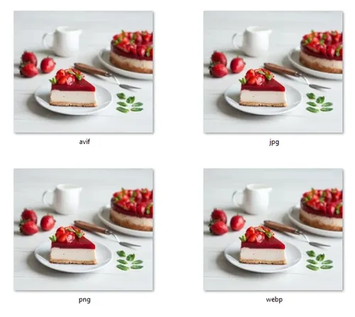 Image comparison to speed up your website